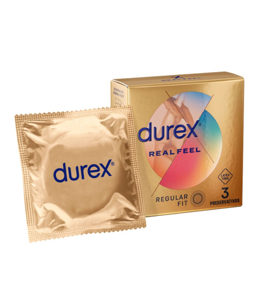 DUREX - PRESERVATIVI REAL FEEL 3 UNITÀ