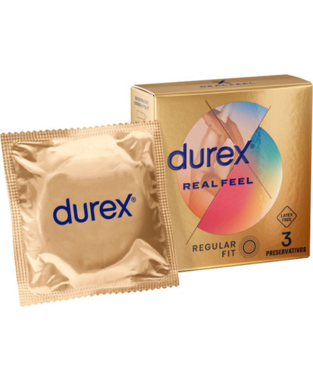 DUREX - PRESERVATIVI REAL FEEL 3 UNITÀ