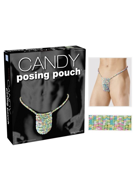 TANGA UOMO DI CARAMELLE "CANDY POSING POUCH"