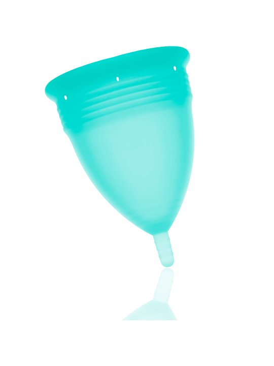 STERCUP COPPE MESTRUALI - MISURA S -  AQUAMARINA SILICONE FDA