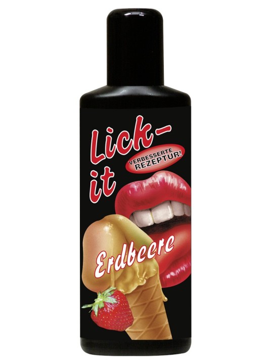 LUBRIFICANTE AROMA FRAGOLA "LICK-IT" - 100 ML