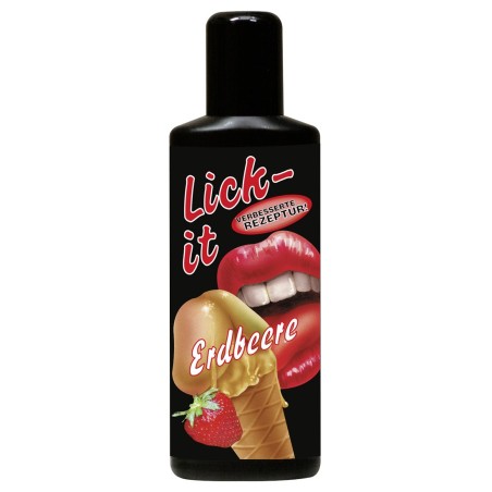 LUBRIFICANTE AROMA FRAGOLA LICK-IT - 100 ML