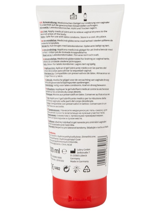 LUBRIFICANTE INTIMO "SPECIAL CREAM" - 200 ML