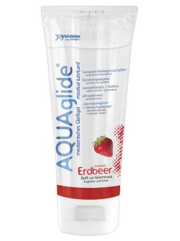 LUBRIFICANTE GEL AROMA FRAGOLA AQUAGLIDE - 100 ML