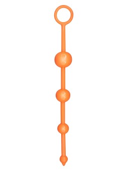 CATENA ANALE A 4 SFERE STIMOLANTI FUNKY BUTT BEADS ARANCIONE