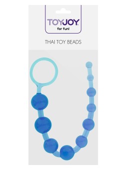 PERLINE ANALI GRADUALI FLESSIBILI \"THAI TOY BEADS\" BLU