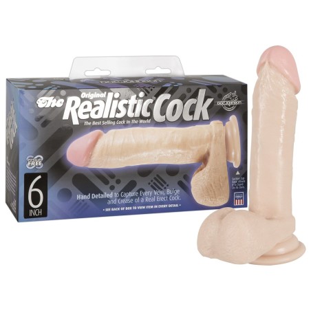 FALLO REALISTICO CON TESTICOLI DOC JOHNSON REALISTIC COCK 6