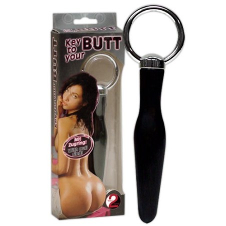 CUNEO ANALE KEY TO YOUR BUTT NERO - 10 CM