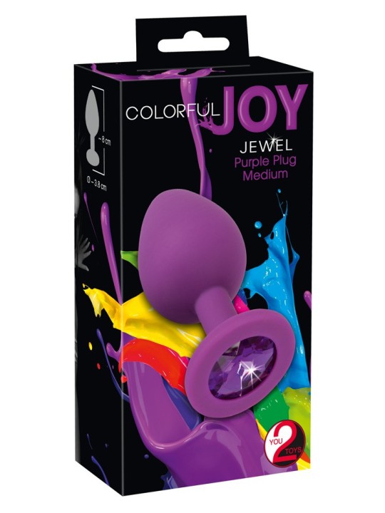 PLUG JEWEL VIOLA - COLORFUL JOY -