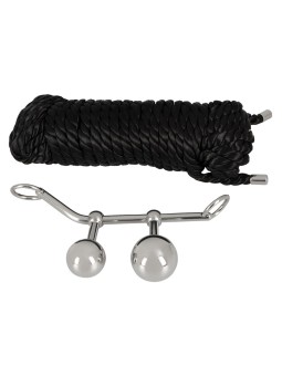 BONDAGE PLUGS CON CORDA - 10 METRI - COLORE NERO