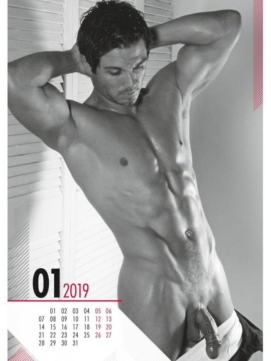 Calendario Pin Up Man - Real Cocks 2019