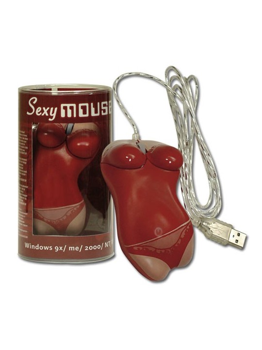 MOUSE USB SEXY ROSSO