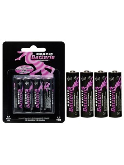 BLISTER 4 BATTERIE EROTIC STILO AA