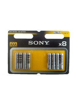 SONY Blister 8 batterie stilo AA Ultra 15V