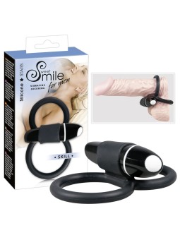 COLLARE E ANELLO FALLICO VIBRANTE SMILE COCK