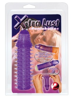 GUAINA FALLICA INDOSSABILE IN JELLY "XTRA LUST" VIOLA