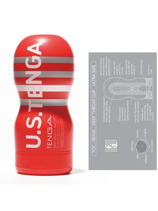 MASTURBATORE TENGA "DEEP THROAT CUP" ULTRA SIZE