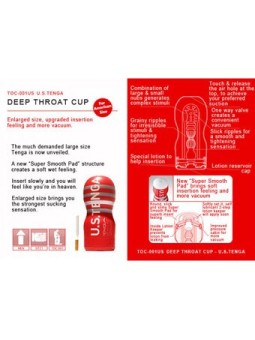 MASTURBATORE TENGA "DEEP THROAT CUP" ULTRA SIZE