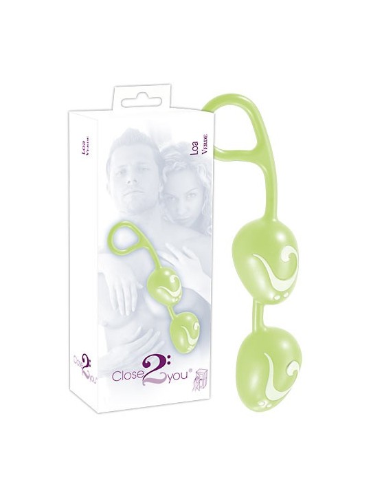 PALLINE DEL PIACERE \"LOVE BALL DUO\" VERDE