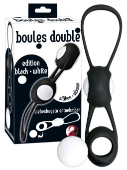 PALLINE DELLAMORE IN SILICONE \BOULES DOUBLE\ NERO