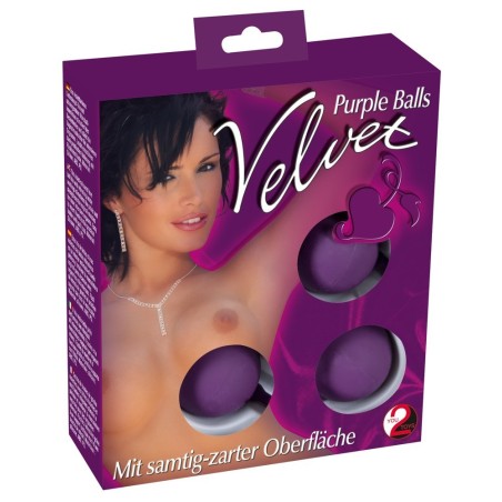 PALLINE DELLAMORE VELVET BALLS VIOLA