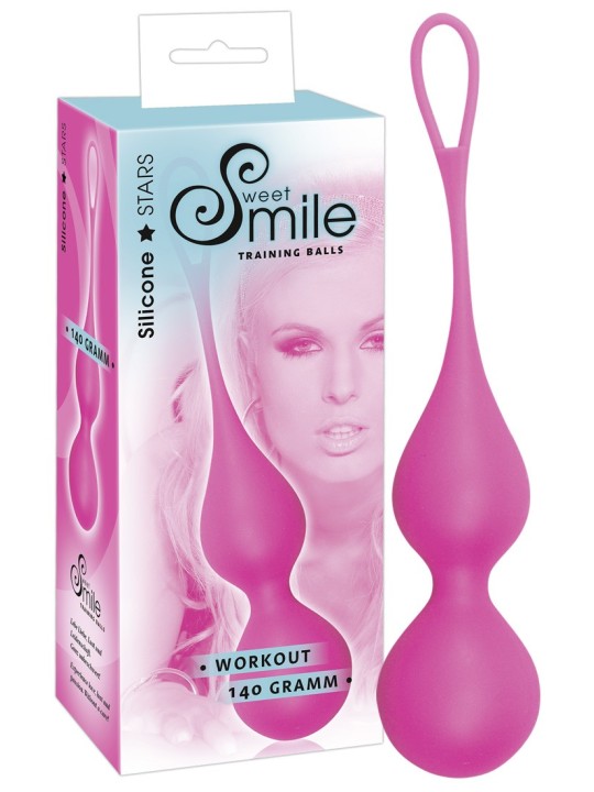 PALLINE DEL PIACERE IN SILICONE SWEET SMILE "WORK OUT" - 140 GR