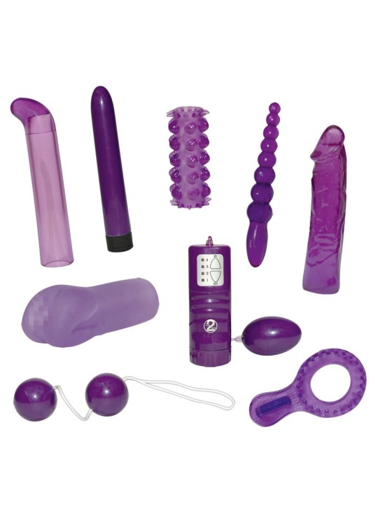 KIT DEL PIACERE 9 PEZZI "TOYS! SO CUTE" VIOLA