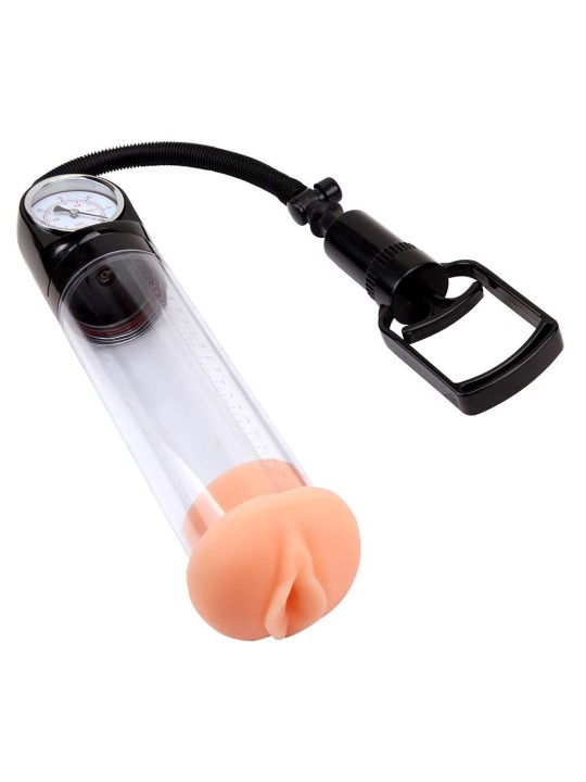 POMPA SVILUPPATORE PENE CON VAGINA w21e"ACCU-METER POWER PUMP X2"