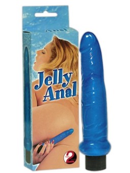 VIBRATORE MULTI-VELOCITA JELLY ANAL BLU