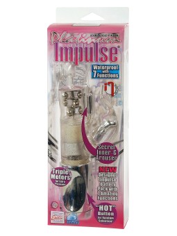 VIBRATORE E STIMOLATORE CLITORIDE E PUNTO G \"PLATINUM IMPULSE\"