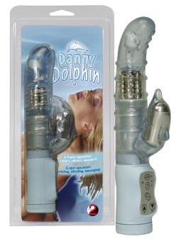 VIBRATORE E STIMOLATORE CLITORIDE E PUNTO G DANNY DOLPHIN