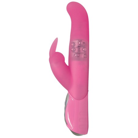 VIBRATORE E STIMOLATORE CLITORIDEO BUNNY PEARL ROSA