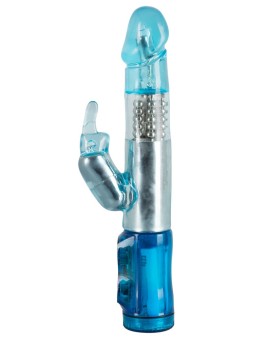 VIBRATORE RABBIT "CRAZY CLIT TICKLER" BLU - 21.5 CM