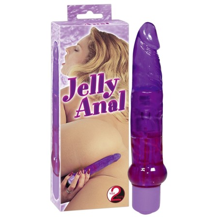 VIBRATORE REALISTICO ANALE JELLY ANAL VIOLA