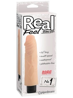 VIBRATORE REALISTICO "REAL FEEL LIFELIKE 1" CARNE - 20 CM