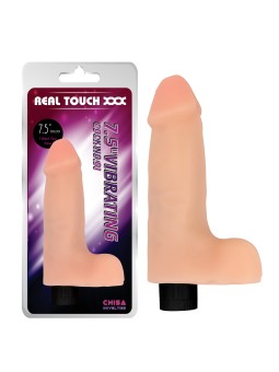 VIBRATORE REALISTICO "REAL TOUCH XXX" CARNE - 19 CM