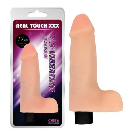 VIBRATORE REALISTICO REAL TOUCH XXX CARNE - 19 CM