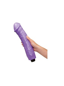 VIBRATORE REALISTICO MAXI GIANT LOVER VIOLA - 33 CM