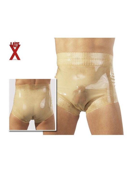 SLIP SEMI TRASPARENTE IN LATEX ADERENTE