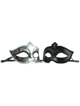 SET 2 MASCHERE IN STILE SICILIANO 50 SFUMATURE DI GRIGIO "IN MASCHERA"