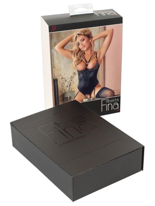 COMPLETO INTIMO BODY ALBERTA FINA - COLORE NERO