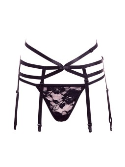 COMPLETO 2 PZ BARELY BARE "STRAPPY" - COLORE NERO - TAGLIA UNICA