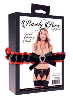 COMPLETO 2 PZ BARELY BARE "BOWS" - COLORE NERO - TAGLIA UNICA