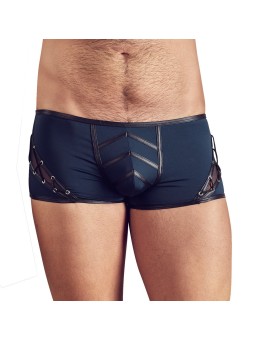 BOXER UOMO CON ALLACCIATURA DECORATIVE NEK COLORE BLU