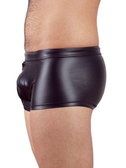 BOXER UOMO ELASTICIZZATI CON ZIP E TASCA "NEK" COLORE NERO