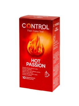 PROFILATTICI CONTROL HOT PASSION - EFFETTO RISCALDANTE - 10 PEZZI