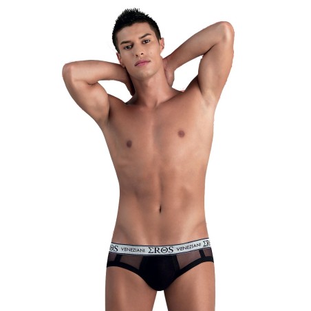 SLIP UOMO CON RETRO SEMITRASPARENTE EROS VENEZIANI