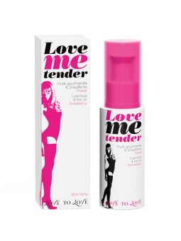 OLIO PER MASSAGGI AROMA FRAGOLA LOVE ME TENDER  - 50 ML