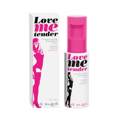 OLIO PER MASSAGGI AROMA FRAGOLA LOVE ME TENDER  - 50 ML