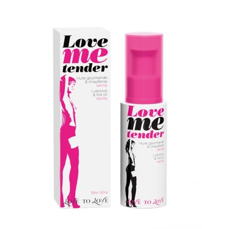 OLIO PER MASSAGGI AROMA VANIGLIA LOVE ME TENDER  - 50 ML